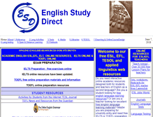 Tablet Screenshot of englishstudydirect.com